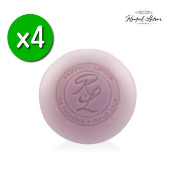 【南法香頌】歐巴拉朵 法國玫瑰甜杏仁油香皂x4塊(150g/塊)