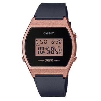 【CASIO 卡西歐】CASIO 電子錶 橡膠錶帶 防水50米 LED背光 LW-204(LW-204-1A)