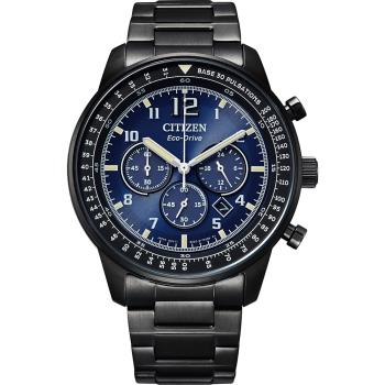 CITIZEN 星辰 亞洲限定 光動能紳士計時手錶 (CA4505-80M)