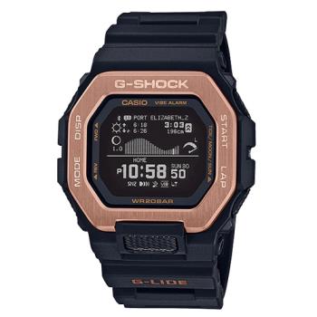 【CASIO 卡西歐】G-SHOCK 電子錶 樹脂錶帶 藍牙連接 防水200米 GBX-100NS(GBX-100NS-4)