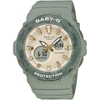 CASIO 卡西歐 Baby-G 戶外時尚運動手錶-森林綠 BGA-275M-3A