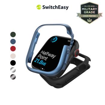 SwitchEasy 美國魚骨 Apple Watch 8/7 航太鋁合金手錶保護殼 Odyssey 41mm (通用最新8代)