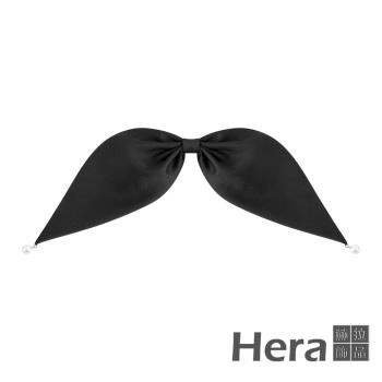 Hera 赫拉  大鬍子緞面珍珠蝴蝶結髮夾 HPH13