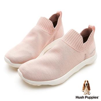 Hush Puppies (女)Bounce Max 高效彈力休閒針織鞋 女鞋-粉紅