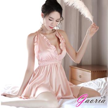情趣睡衣 性感睡衣 角色扮演 情趣內衣 Gaoria 甜美天使 絲綢性感短裙 情趣睡衣-粉 AS-0017