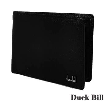 短夾Duck Bill二折式真皮側掀卡片短夾