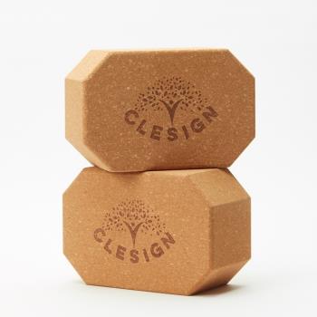 [Clesign] Cork block 無限延伸軟木瑜珈磚 (2入)