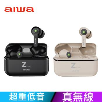 【 AIWA 日本愛華 】真無線藍牙耳機 AT-X80Z (黑/白) 