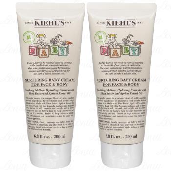 Kiehls 契爾氏 寶寶臉部與身體滋養乳霜(200ml)*2(公司貨)