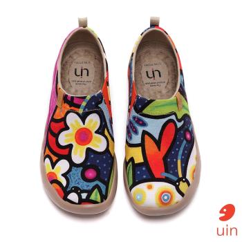 uin西班牙原創設計 女鞋 春暖彩繪休閒鞋W0101043