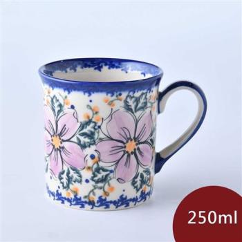 波蘭陶 粉紫私語系列 濃縮咖啡杯 250ml 波蘭手工製
