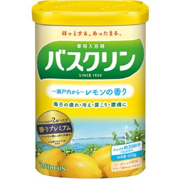 日本【巴斯克林】基本系列泡澡粉 洋柑橘香 600g