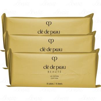 Cle de Peau Beaute 肌膚之鑰 精萃化妝棉 (14片)*3(公司貨)
