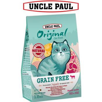 2包超值組 UNCLE PAUL 保羅叔叔田園生機無穀貓食 1.5kg (海洋魚+牧野羊肉)