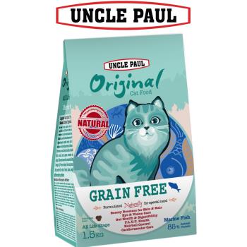 2包超值組 UNCLE PAUL 保羅叔叔田園生機無穀貓食 1.5kg  (全齡貓 海洋魚)