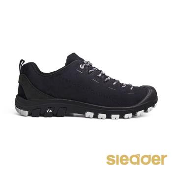 【sleader】動態防水/防滑耐磨戶外男休閒鞋-S2042(黑）