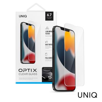 UNIQ OPTIX Clear iPhone 13 Pro Max 滿版高清透9H玻璃保護貼-透明