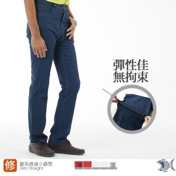  NST Jeans 歐系修身小直筒 日本藍織紋 薄款男淺色彈性牛仔男褲 380(5840)