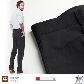 【NST Jeans】德意志黑 羊毛x萊卡 L口袋西裝褲(中腰) 390(5838) 平面/無打摺/年輕款式