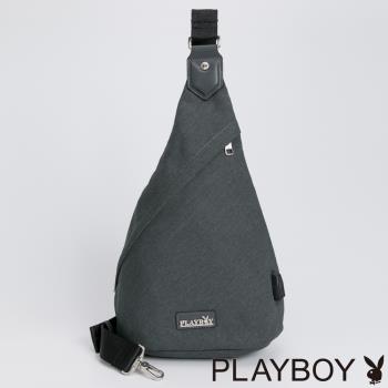 PLAYBOY - 單肩背包 Streamline系列 - 深灰色