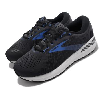 Brooks 慢跑鞋 Addiction GTS 15 4E 男鞋 超寬楦 路跑 緩震 回彈 運動 黑 藍 1103654E077 [ACS 跨運動]