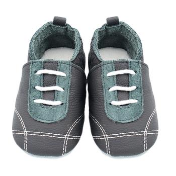 【BABY:MAMI】真皮手工寶寶學步鞋 (#16 運動鞋造型） 0-6M/6-12M 防滑麂皮底