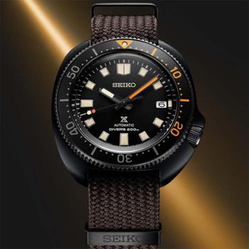 SEIKO精工 PROSPEX黑潮系列 限量 1970復刻機械腕錶 (6R35-01W0B/SPB257J1) SK044