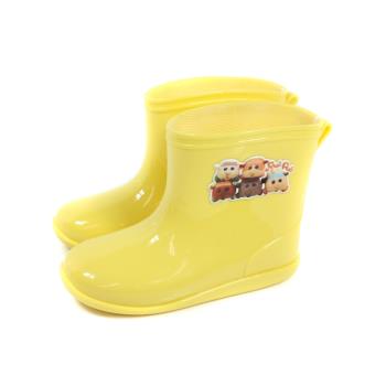 PUIPUI天竺鼠車車 雨鞋 雨靴 黃色 中童 童鞋 PUKL10984 no027