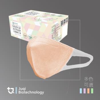 【JUQI鉅淇】立體醫療口罩 彈力耳掛S(每盒50片 多色任選 台灣製造品質保證)