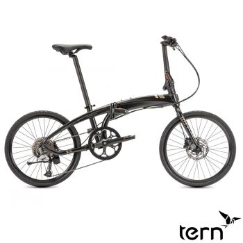 Tern Verge D9 20吋9速451輪組1x傳動系統鋁合金折疊單車-鍛光黑