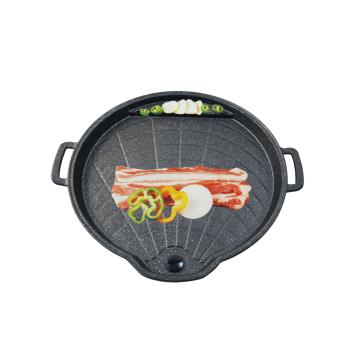 韓式貝殼形排油烤盤32cm