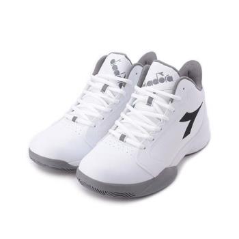 DIADORA 2E寬楦高筒籃球鞋 白灰 DA71283 男鞋 鞋全家福