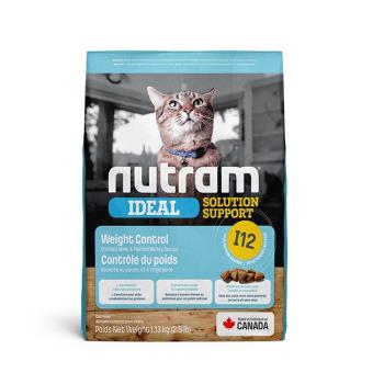 NUTRAM 紐頓 專業理想系列I12 體重控制成貓雞肉+豌豆-1.13kg X 2包