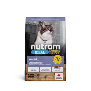 NUTRAM 紐頓 專業理想系列I17 室內化毛成貓雞肉+燕麥-5.4kg X 1包