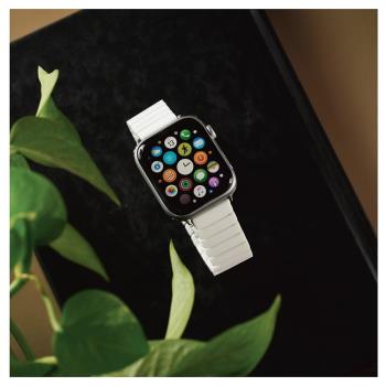 ALLTIME │完全計時│Apple watch通用錶帶精緻方格陶瓷錶帶