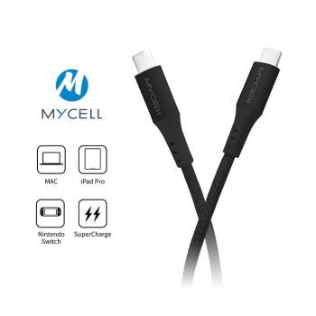 [MYCELL]100W USB C to USB C 200cm充電傳輸線 黑