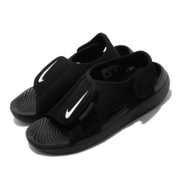 Nike 涼鞋 Sunray Adjust 5 V2 童鞋 大童 女鞋 黑 魔鬼氈 休閒 涼拖鞋 DB9562-001 [ACS 跨運動]