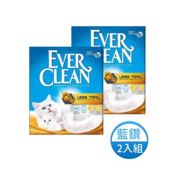 EverClean 藍鑽  粗顆粒低塵結塊貓砂(長毛貓/幼貓推薦使用)10L (2入組)_(歐規)