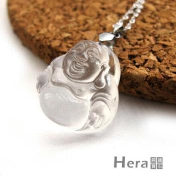 【Hera】 赫拉 頂級冰種水沬玉彌勒佛項鍊