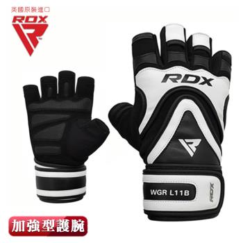 英國 RDX 皮革舉重健身手套 L11 WEIGHT LIFTING GYM GLOVES 柔軟皮革與2段式保護手腕機制