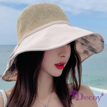 【Decoy】浪漫渲染＊編織漁夫防曬遮陽帽 2色可選