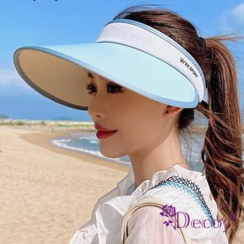 【Decoy】簡單色調＊夏日大帽沿防曬遮陽帽 3色可選