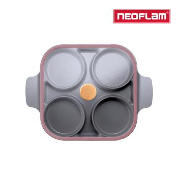 NEOFLAM Steam Plus Pan雙耳烹飪神器&玻璃蓋-FIKA PINK