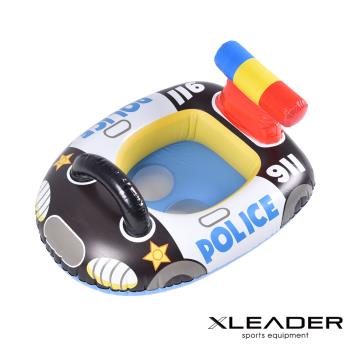 【Leader X】網紅爆款 加厚防爆美國警車戲水坐騎 兒童造型游泳圈