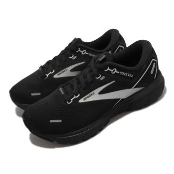 Brooks 慢跑鞋 Ghost 14 GTX D Wide 女鞋 黑銀 寬楦頭 路跑 防潑水 1203551D020 [ACS 跨運動]