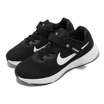 Nike 慢跑鞋 Revolution 6 Flyease NN 4E GS 大童 女鞋 寬楦 黑 運動鞋 DO5065-003 [ACS 跨運動]