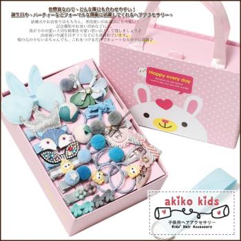 【akiko kids】日系公主風格甜心女孩造型24件髮飾禮盒套組 -G、H、I、J、K
