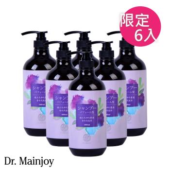 Dr.Mainjoy蝶豆花淨化豐潤香水洗髮膠/1000ml  (6罐組)