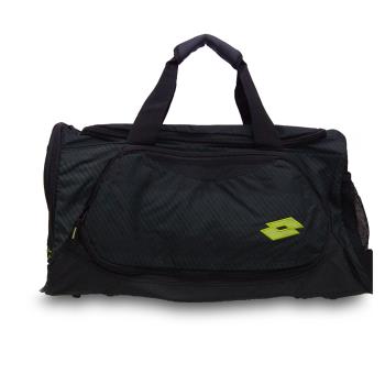 【LOTTO】多功能收納運動背袋 手提大旅行袋 露營背袋 51L(黑螢綠 MB0110)