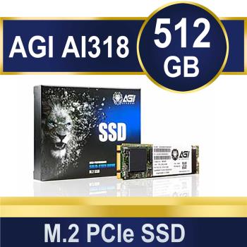 AGI AI318 512G M.2 PCIe SSD (AGI512G65AI318) 